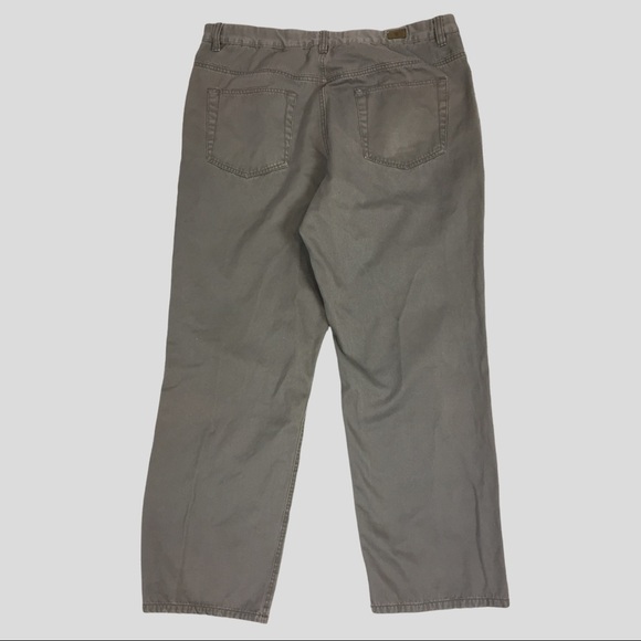 Retreat Gray Jeans Mens 40 X 32 Cotton Relaxed Fit - Picture 2 of 10